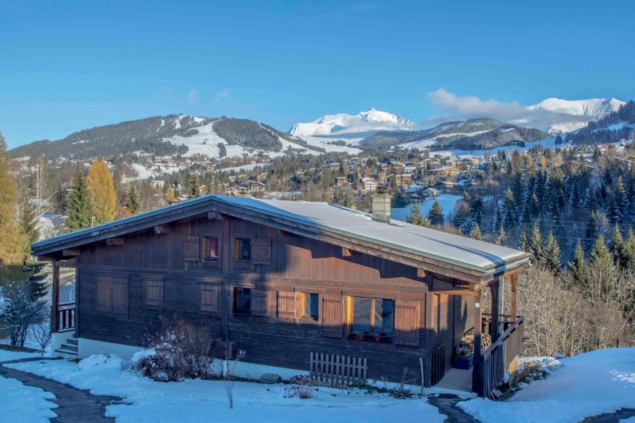 Close to the village - Chalet 4 Bedrooms, Mont-Blanc View Megève Buitenkant foto